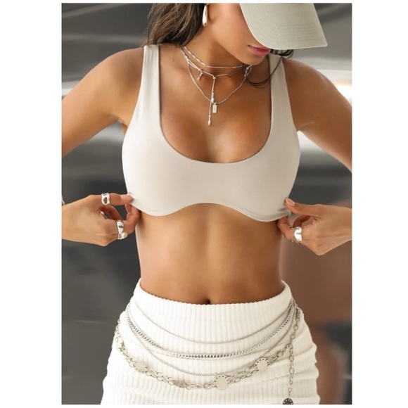 Joah Brown Other - Joah brown contour bra sueded Yuma Cream Bralette xs/s